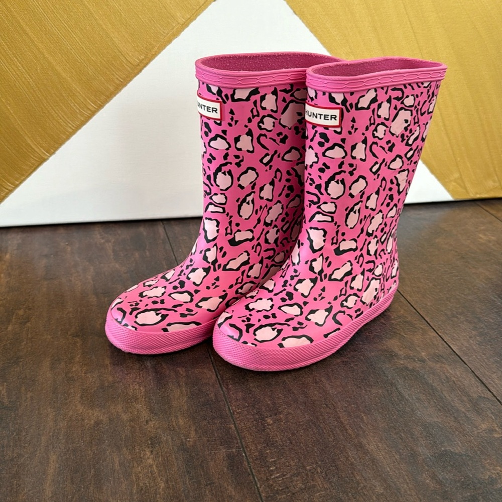 Kids Hunter rain boots size 11/12